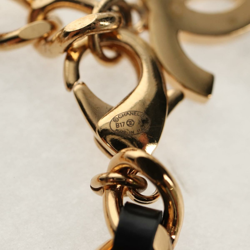 【日本直送】香奈兒 (CHANEL) 金色金屬雙C標誌項鍊，貨號 157977SM-11