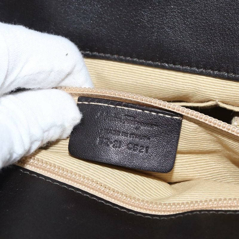 【日本直送】Salvatore Ferragamo Gancini 手提包 拉菲草棕色金色 正品 159234V-10