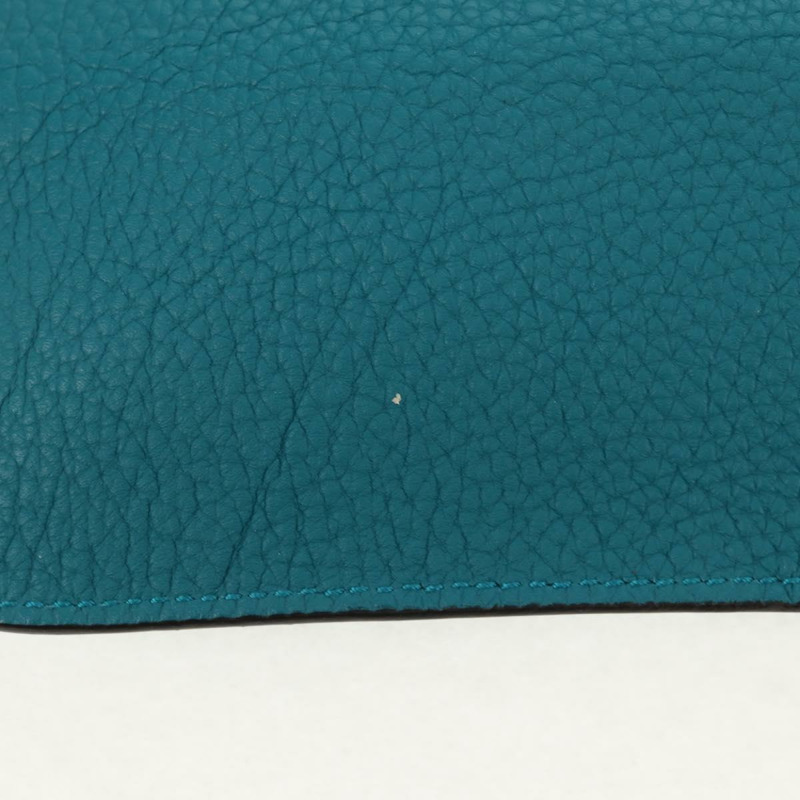 【日本直送】GUCCI 馬銜扣手提包 皮革 兩用 綠松石藍 金色 正品 159226V-21