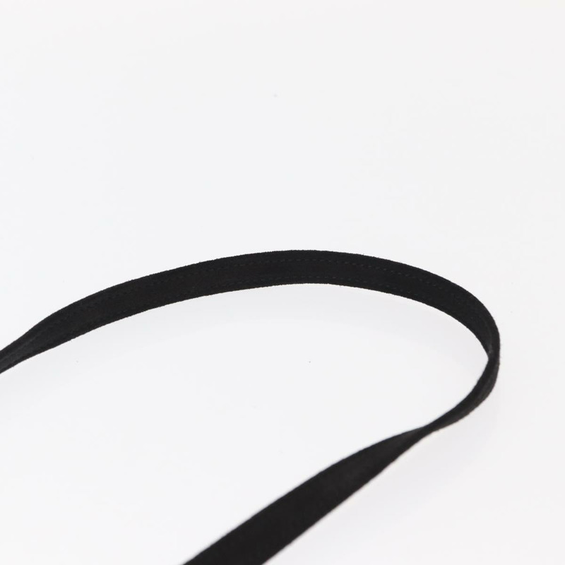 【日本直送】CELINE 手提包 麂皮 2way 黑色 金色 Auth 159334-8