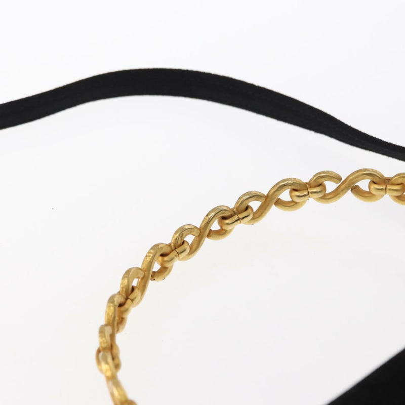 【日本直送】CELINE 手提包 麂皮 2way 黑色 金色 Auth 159334-13