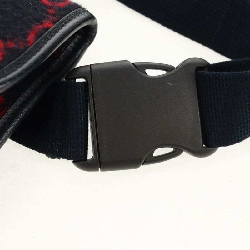 【日本直送】GUCCI GG帆布腰包 羊毛 海軍藍 金色 598181 正品 159020V-7