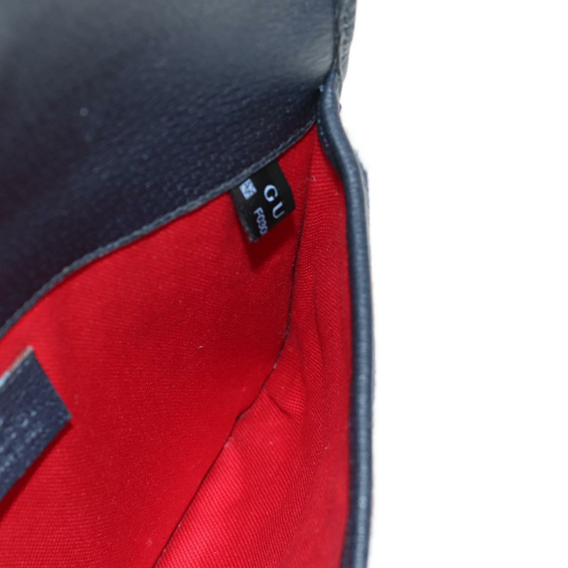 【日本直送】GUCCI GG帆布腰包 羊毛 海軍藍 金色 598181 正品 159020V-19