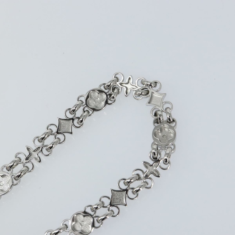 【日本直送】路易威登 Dauphine 鏈條肩帶 金屬銀色 Auth 160903-10