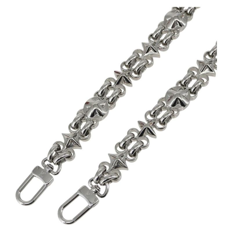 【日本直送】路易威登 Dauphine 鏈條肩帶 金屬銀色 Auth 160902-2