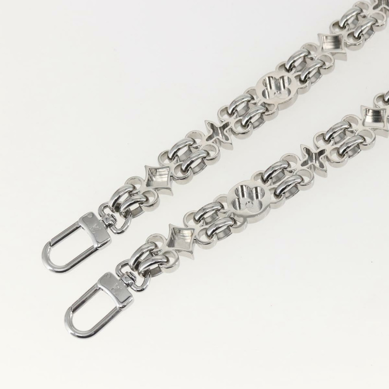 【日本直送】路易威登 Dauphine 鏈條肩帶 金屬銀色 Auth 160902-6