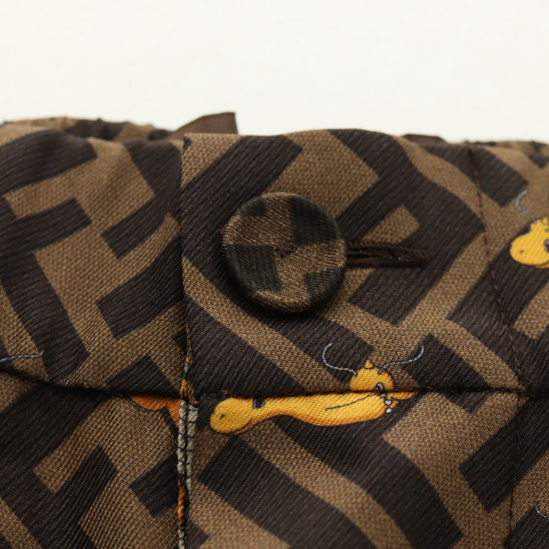 【日本直送】FENDI Zucca帆布寶可夢聯名睡衣套裝外套棕色正品 157968SM-17