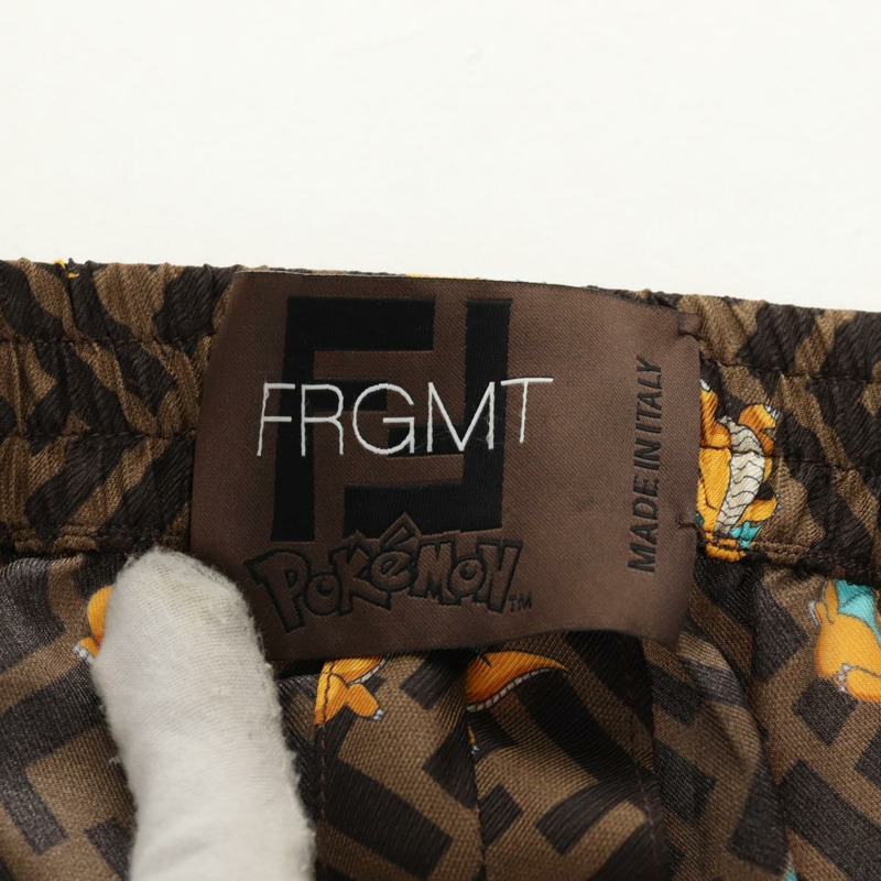 【日本直送】FENDI Zucca帆布寶可夢聯名睡衣套裝外套棕色正品 157968SM-18