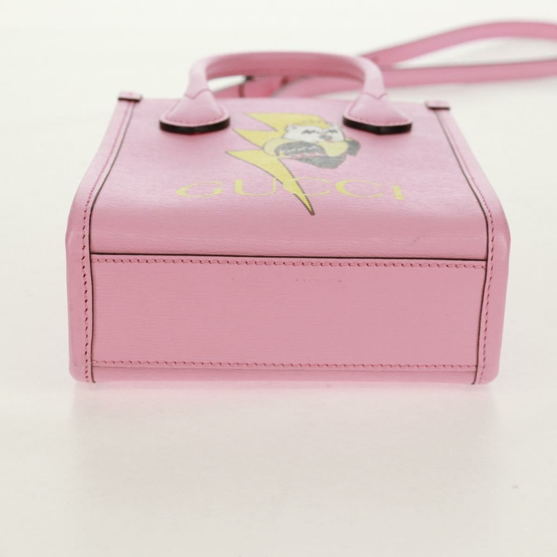 【日本直送】GUCCI 手提包 皮革 兩用 粉金配色 671623 正品 159011M-4