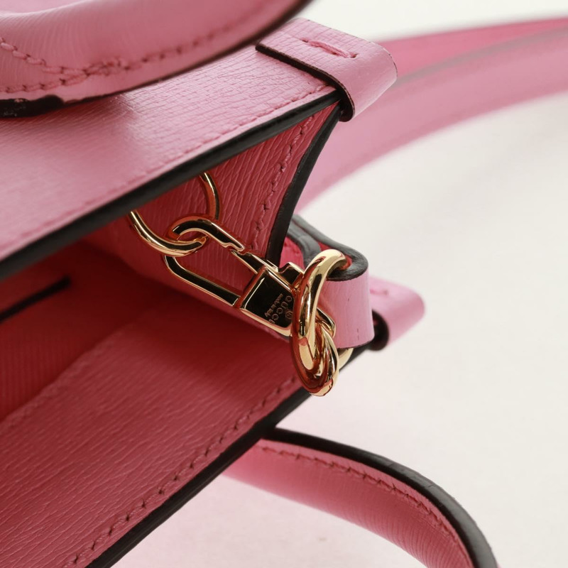 【日本直送】GUCCI 手提包 皮革 兩用 粉金配色 671623 正品 159011M-8