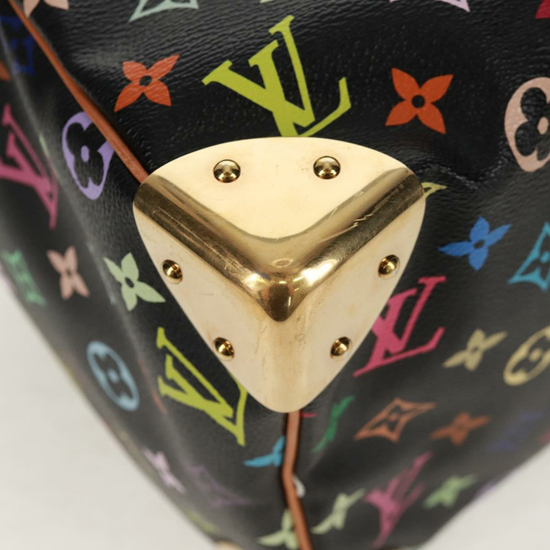 【日本直送】路易威登 Monogram Multicolor Speedy 30 手提包 黑色 M92642 正品 158977V-8