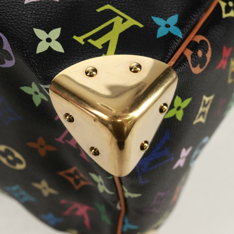 【日本直送】路易威登 Monogram Multicolor Speedy 30 手提包 黑色 M92642 正品 158977V-15