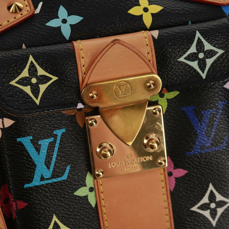 【日本直送】路易威登 Monogram Multicolor Speedy 30 手提包 黑色 M92642 正品 158977V-16