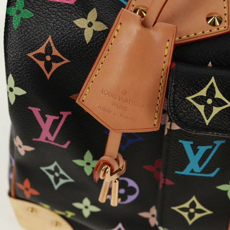 【日本直送】路易威登 Monogram Multicolor Speedy 30 手提包 黑色 M92642 正品 158977V-19