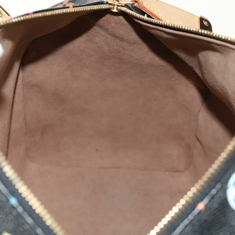 【日本直送】路易威登 Monogram Multicolor Speedy 30 手提包 黑色 M92642 正品 158977V-22