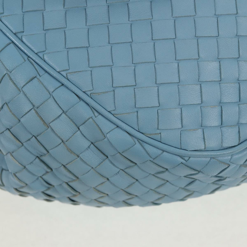 【日本直送】BOTTEGA VENETA INTRECCIATO 皮革肩背包 淺藍色 正品 158959V-14