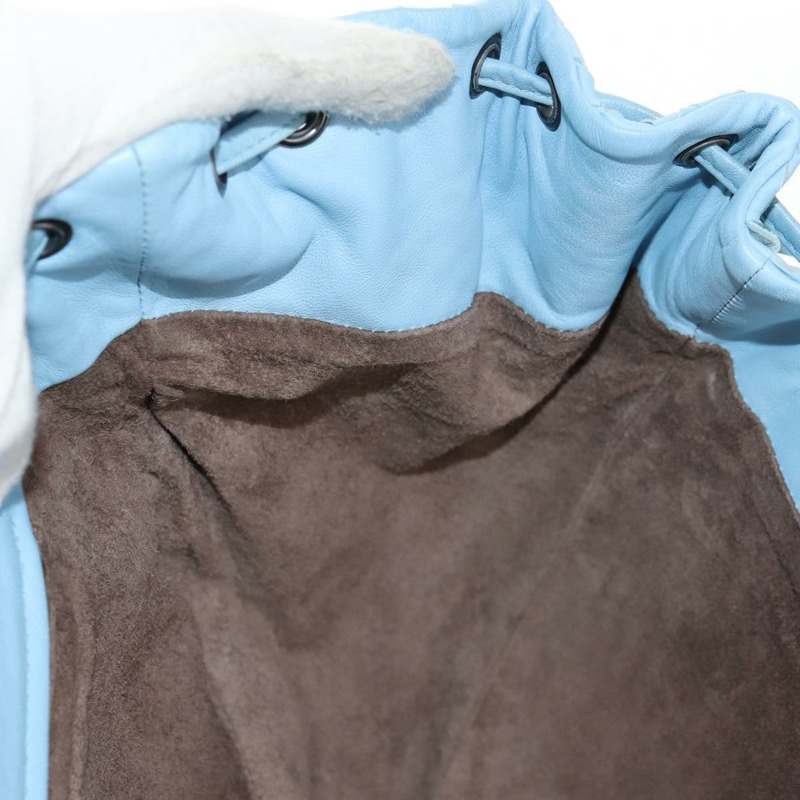 【日本直送】BOTTEGA VENETA INTRECCIATO 皮革肩背包 淺藍色 正品 158959V-20