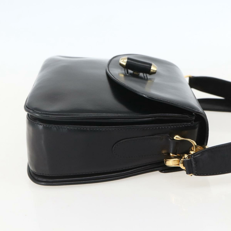 【日本直送】GUCCI 黑色金色皮革單肩包 001 4214 正品 160233-3