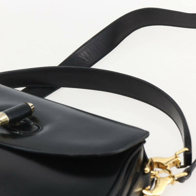 【日本直送】GUCCI 黑色金色皮革單肩包 001 4214 正品 160233-7