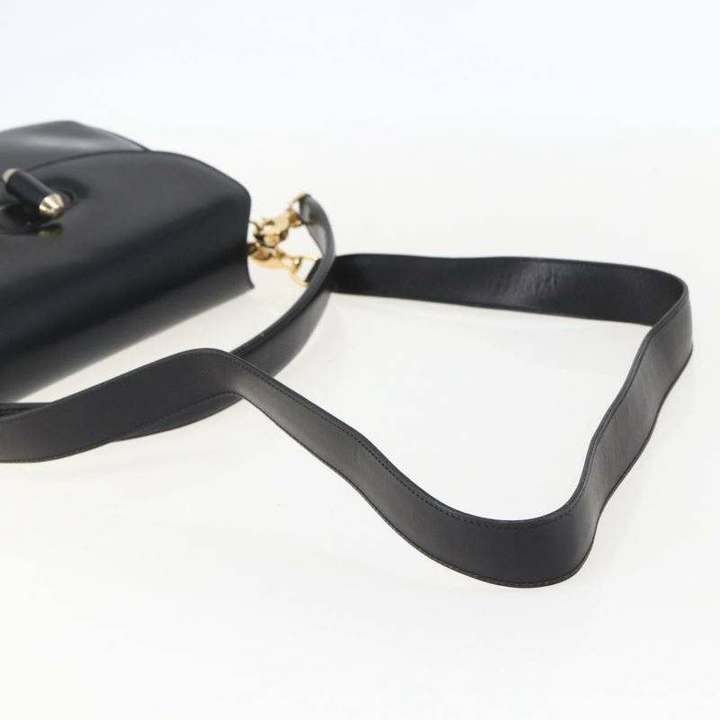 【日本直送】GUCCI 黑色金色皮革單肩包 001 4214 正品 160233-8