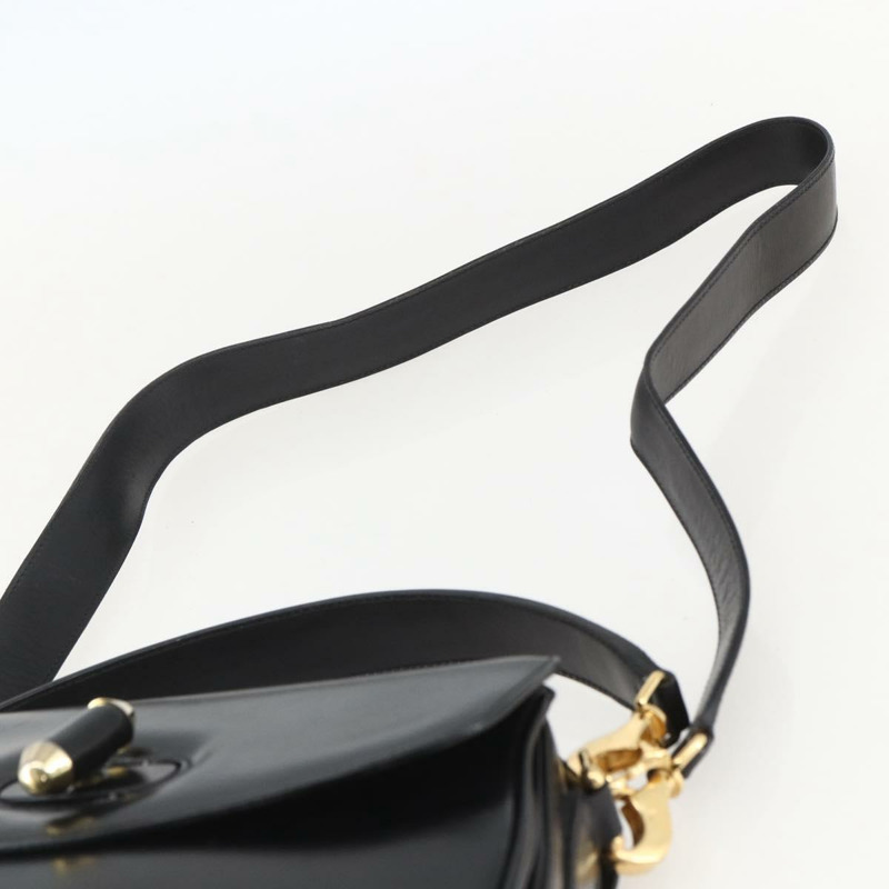 【日本直送】GUCCI 黑色金色皮革單肩包 001 4214 正品 160233-13