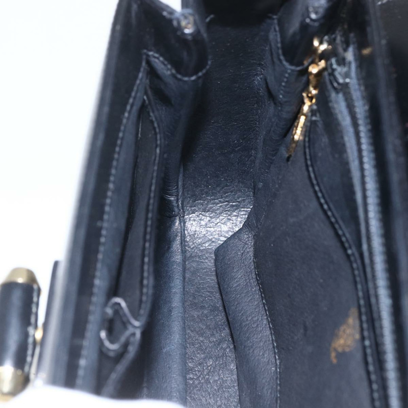 【日本直送】GUCCI 黑色金色皮革單肩包 001 4214 正品 160233-21