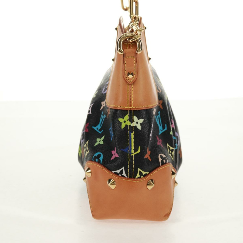 【日本直送】路易威登 Monogram Multicolor Judy MM 手提包 2Way 黑色 M40256 正品 ka1093V-2