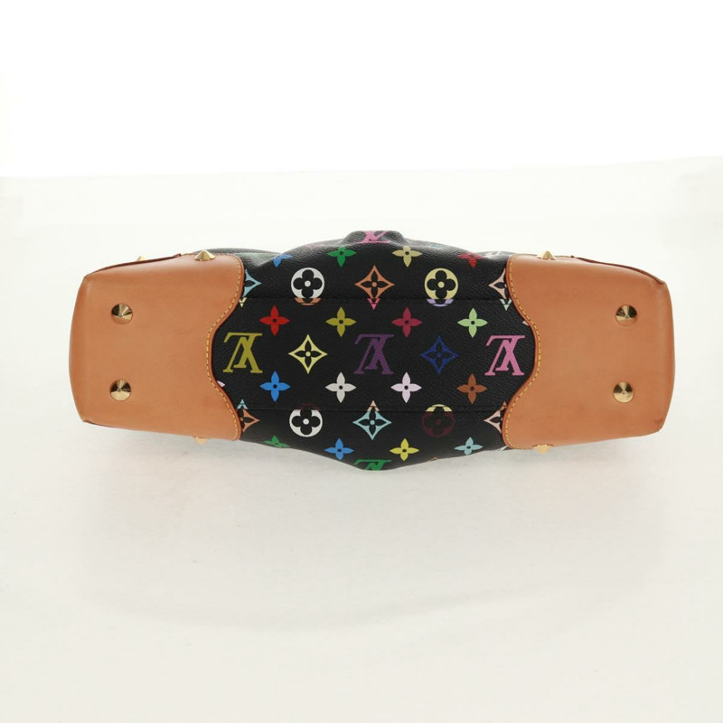 【日本直送】路易威登 Monogram Multicolor Judy MM 手提包 2Way 黑色 M40256 正品 ka1093V-4