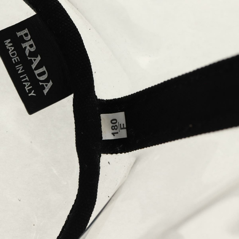 【日本直送】PRADA 手提包 Vinyl 2way Clear Silver Auth ka1045M-9