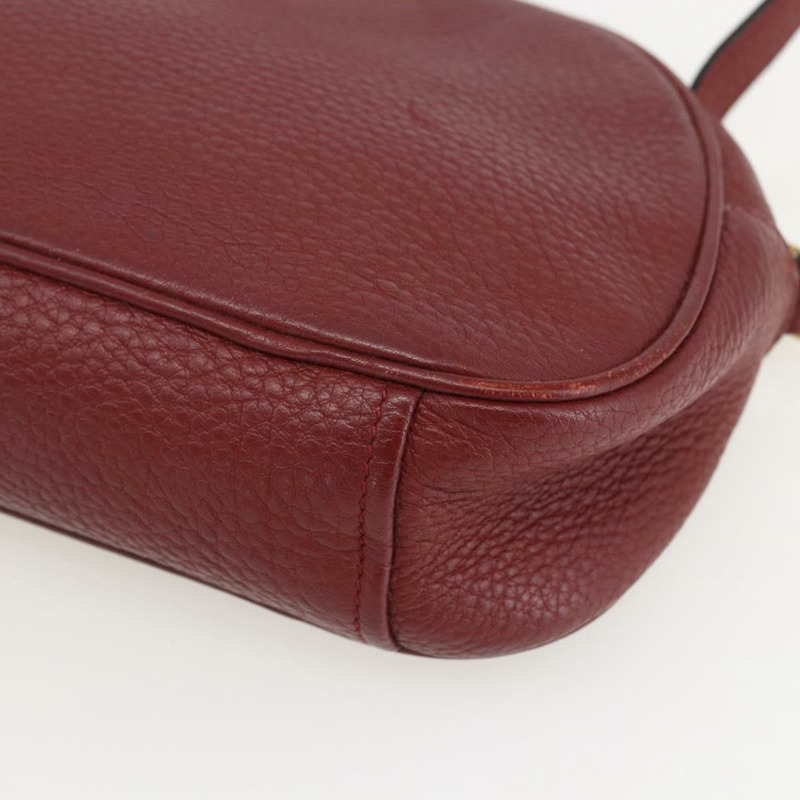 【日本直送】PRADA 皮革雙肩包 波爾多金 正品 ka1044-8