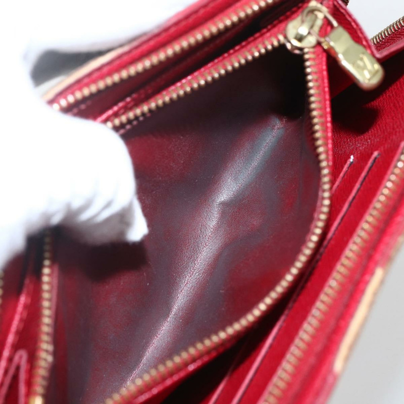 【日本直送】路易威登 Monogram Cherry Porte Monnaie 拉鍊長皮夾 M95006 正品 ka1118-9