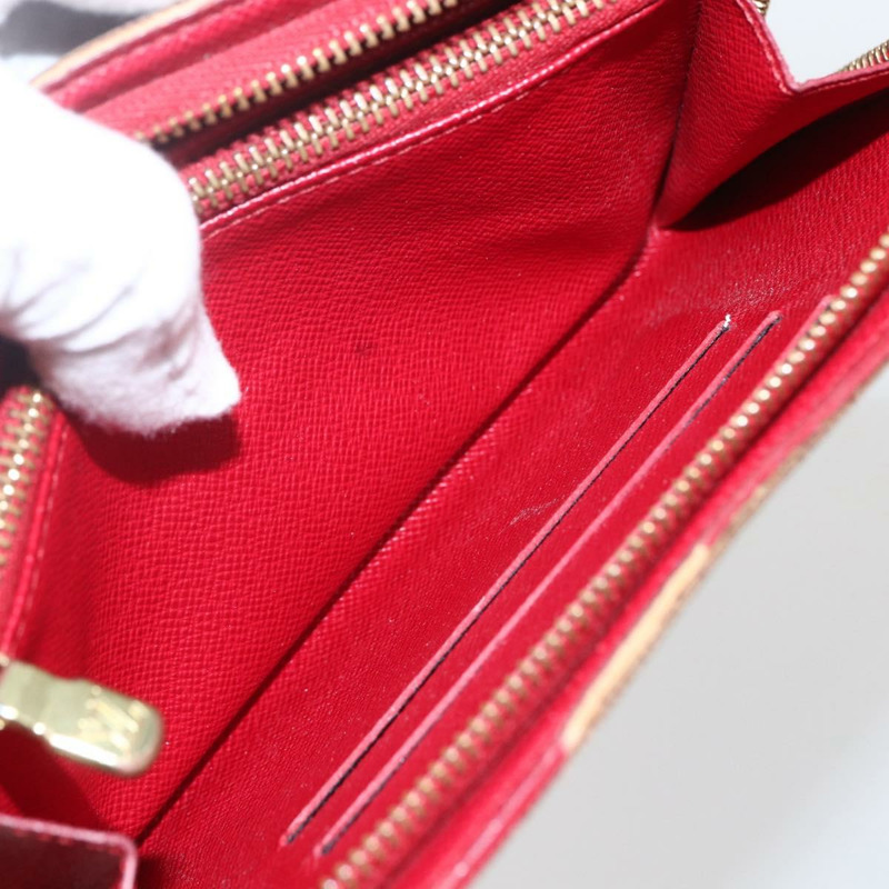 【日本直送】路易威登 Monogram Cherry Porte Monnaie 拉鍊長皮夾 M95006 正品 ka1118-10