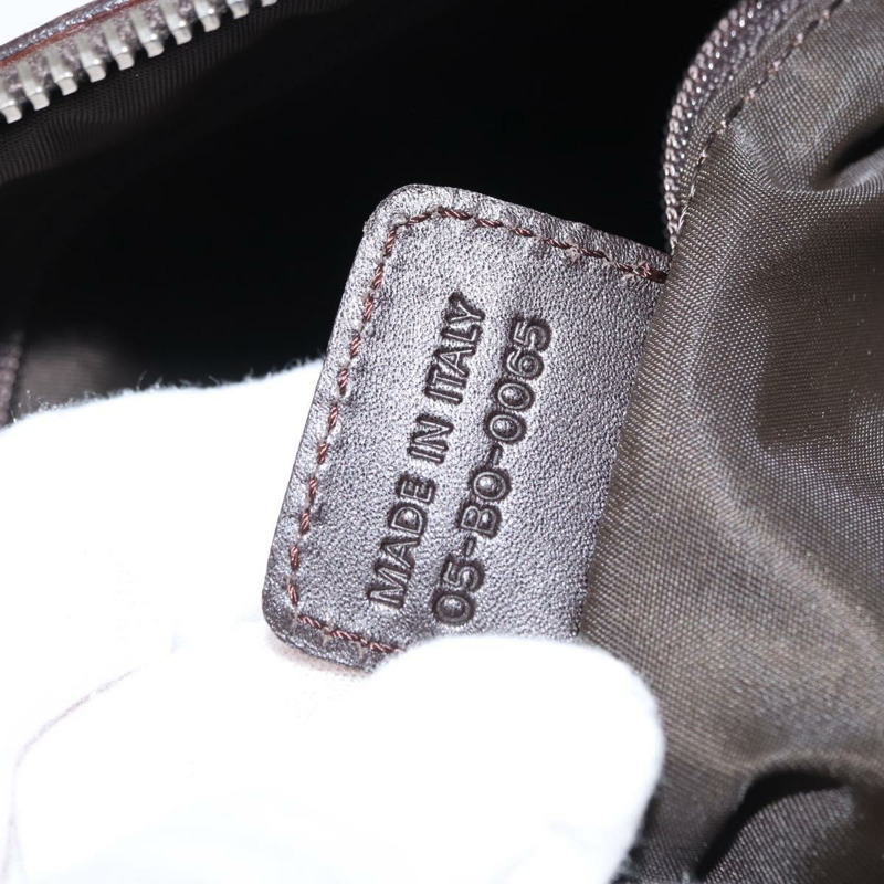 【日本直送】Christian Dior Romantic Trotter帆布手提包 PVC棕色銀色 正品 160136-11