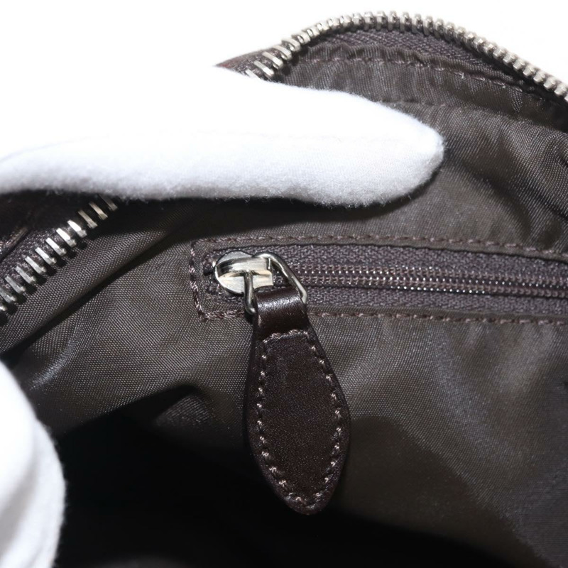 【日本直送】Christian Dior Romantic Trotter帆布手提包 PVC棕色銀色 正品 160136-21