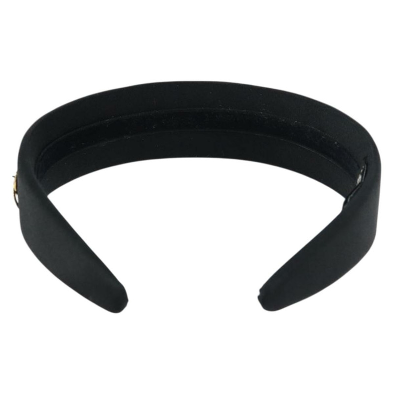 【日本直送】香奈兒 COCO Mark Katyusha 黑色緞面棒球帽 CC 正品 ka1105V-2