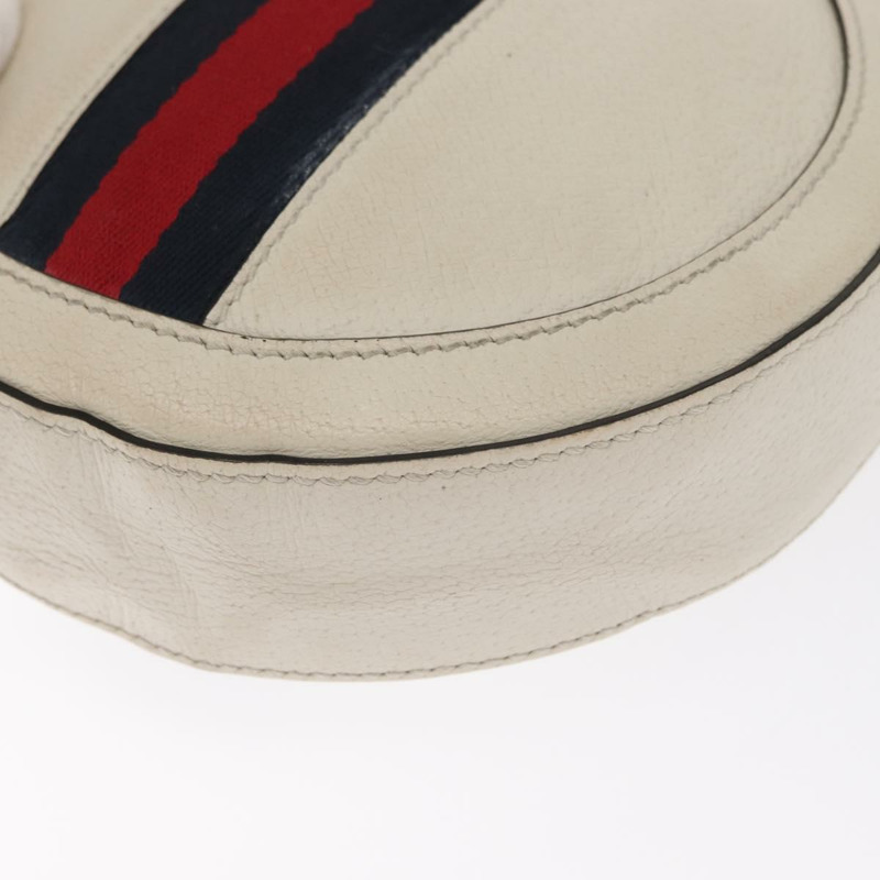 【日本直送】GUCCI GG Marmont Sherry Line 鏈條包 白色 金色 皮革 550618 正品 ka1140-15