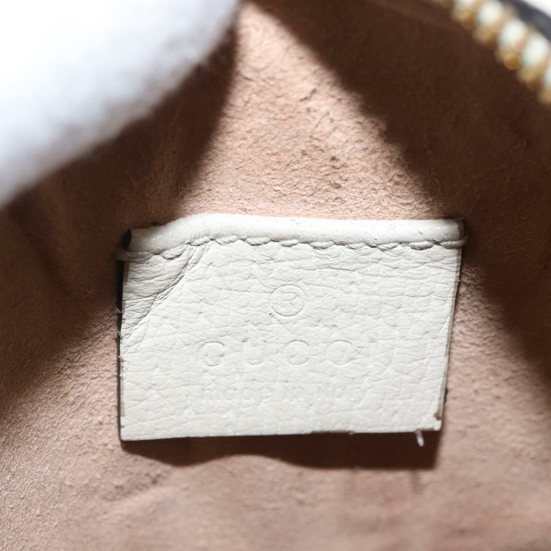 【日本直送】GUCCI GG Marmont Sherry Line 鏈條包 白色 金色 皮革 550618 正品 ka1140-16