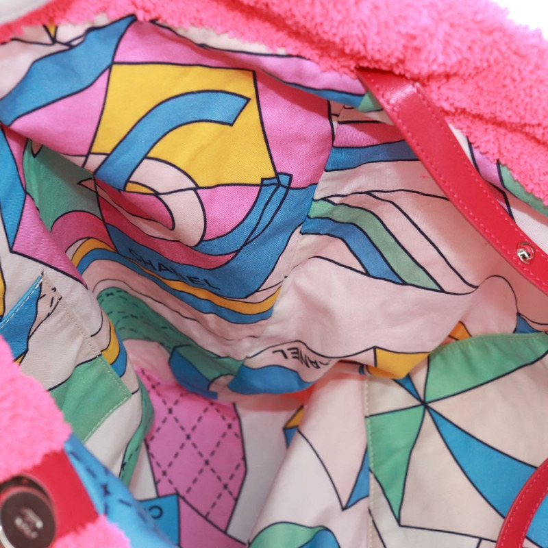 【日本直送】香奈兒 (CHANEL) 絎縫鏈條肩背包，粉紅色/銀色雙C標誌，貨號 160891SAV-22