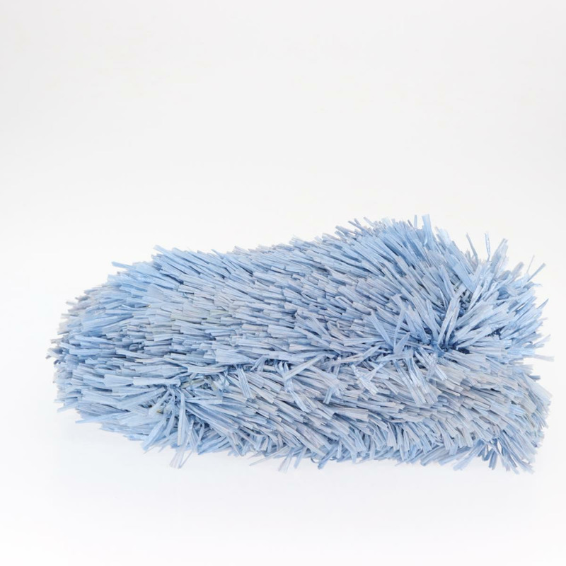 【日本直送】PRADA 拉菲草編織手提包 藍色 金色 正品 158947V-4