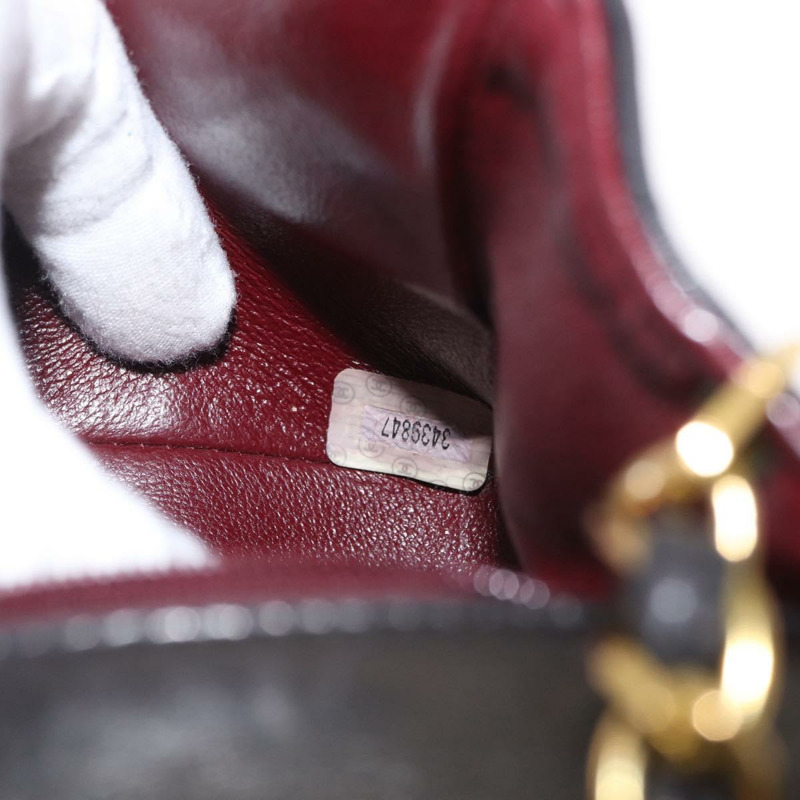 【日本直送】香奈兒 (CHANEL) 絎縫鏈條單肩包，羊皮材質，金色/黑色，CC標誌，正品編號 158863SAV-10