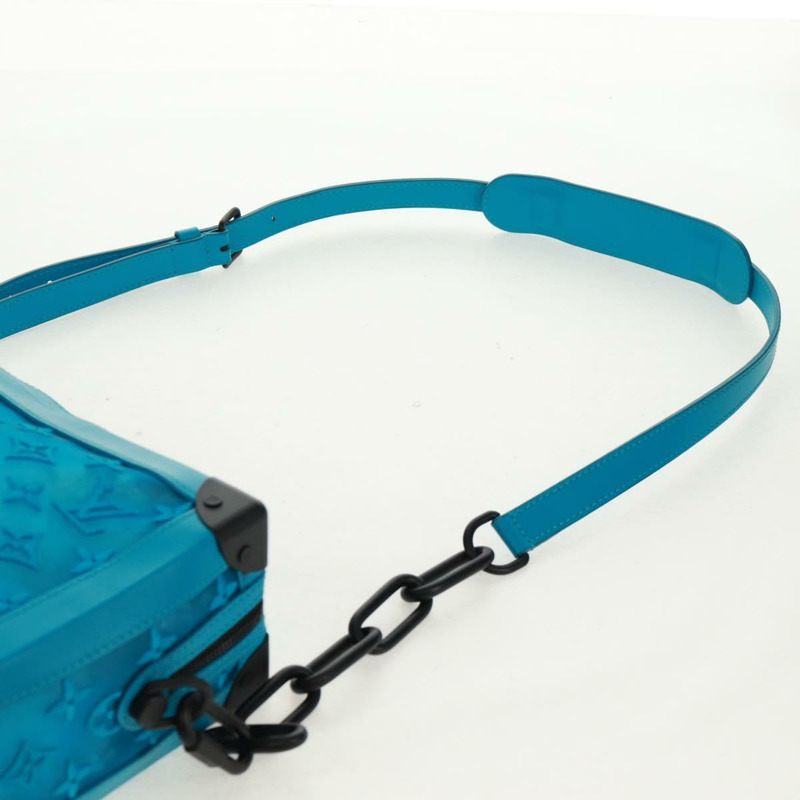【日本直送】路易威登 Monogram Mesh Soft Trunk Bag 藍色 M45074 LV Auth 160888SAM-14