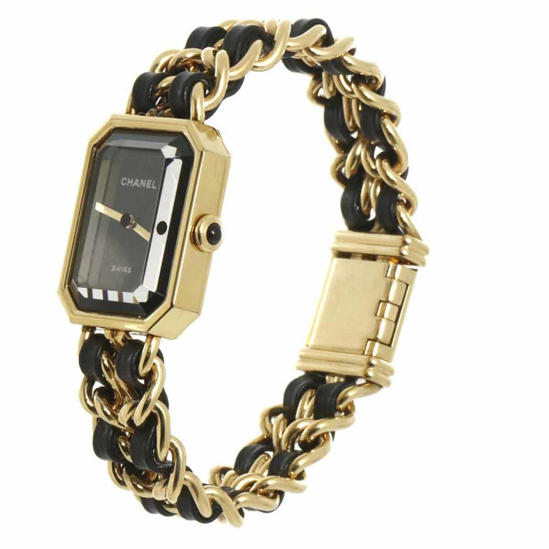 香奈兒 Premiere 女士腕錶，S 碼，H6951，現款，黑金配色，石英機芯-1