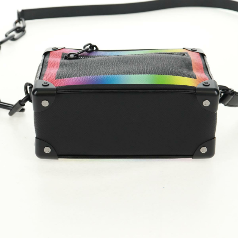 【日本直送】路易威登 Taiga Rainbow 迷你軟箱包 黑色 M30351 LV 正品 BA9470SM-4