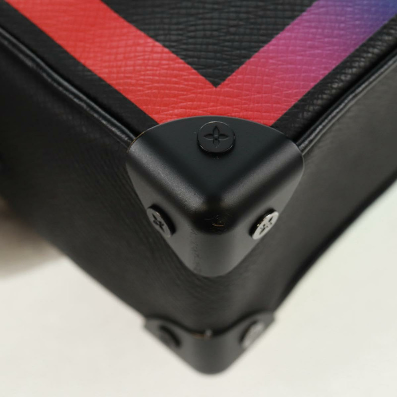 【日本直送】路易威登 Taiga Rainbow 迷你軟箱包 黑色 M30351 LV 正品 BA9470SM-14