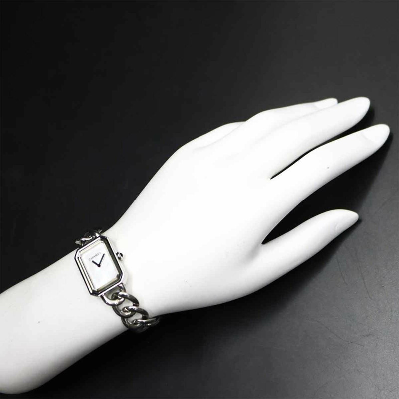 香奈兒 Premiere H3251 女士白色貝殼石英腕錶-2