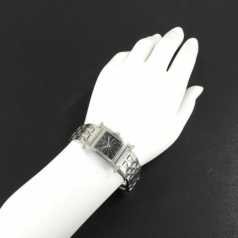 愛馬仕 H Watch HH1 210 女士黑色石英錶-2