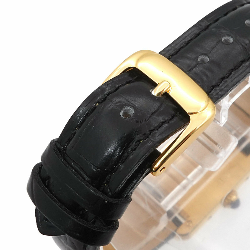 卡地亞 Must Tank SM Vermeil W1006354 女士腕錶，白色，SV925 石英機芯-5