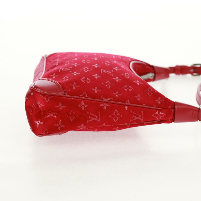 【日本直送】路易威登 Monogram Satin Little Boulogne 手提包 紅色 M92351 正品 BA9469SM-3
