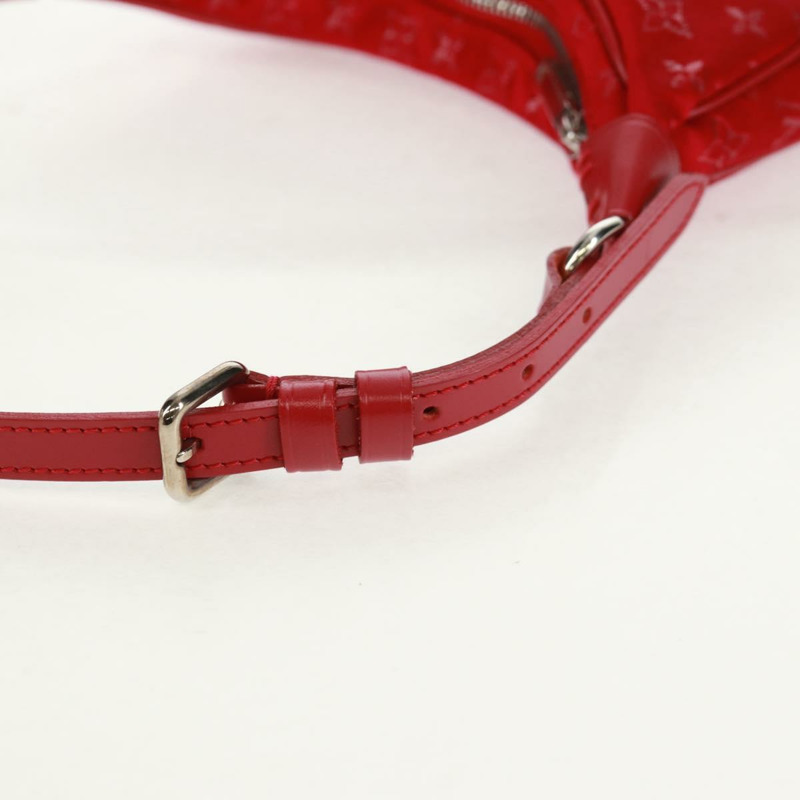 【日本直送】路易威登 Monogram Satin Little Boulogne 手提包 紅色 M92351 正品 BA9469SM-7