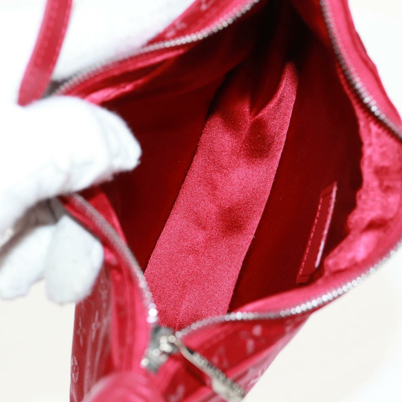 【日本直送】路易威登 Monogram Satin Little Boulogne 手提包 紅色 M92351 正品 BA9469SM-9